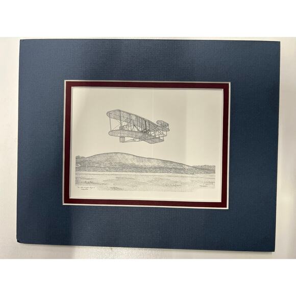 1903 Wright Flyer I over the sands of Kitty Hawk, North Carolina by Kathy Gross - Picture 2 of 7